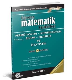 Gür Yayınları Öğreten Matematik Fasikülleri Permütasyon Kombinasyon Binom Olasılık ve İstatistik Konu Anlatımlı Gür 