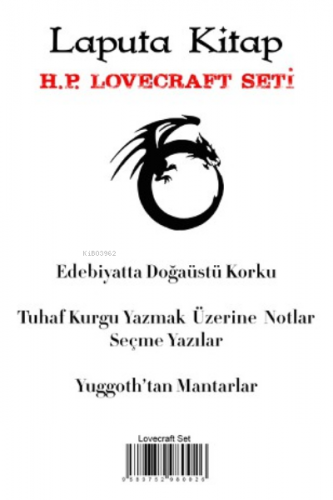 H. P. Lovecraft Seti (3 Kitap Takım) - Kitapiks.com