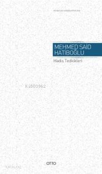 Hadis Tedkikleri - Kitapiks.com