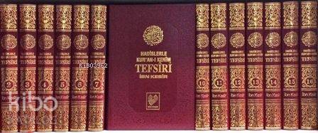 Hadislerle Kur'an-ı Kerîm Tefsîri; (büyük boy 16 cilt, şamua kâğıt, bez ciltli)
