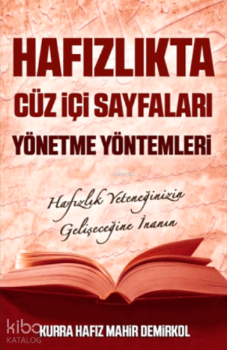 Hafızlıkta Cüz İçi Sayfaları Yönetme Yöntemleri