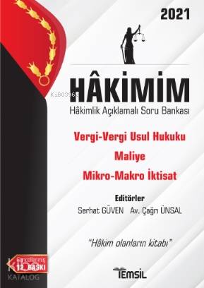 Hakimim - Vergi Hukuku - Vergi Usul Hukuku; Maliye Mikro İktisat - Makro İktisat