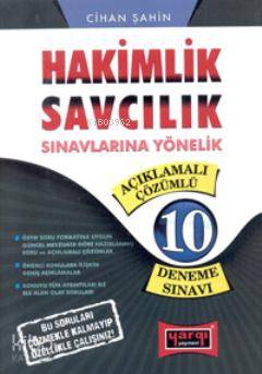 Hakimlik Savcılık Sınavlarına Yönelik Açıklamalı Çözümlü 10 Deneme Sınavı