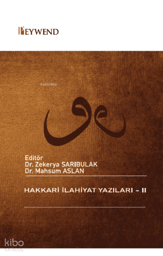 Hakkari İlahiyat Yazıları - Iı
