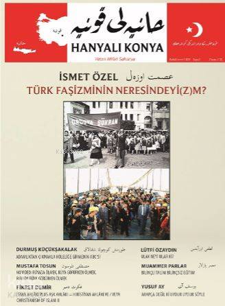 Hanyalı Konya Kollektif – Aylık Dergi Yıl: 1 – Sayı: 5