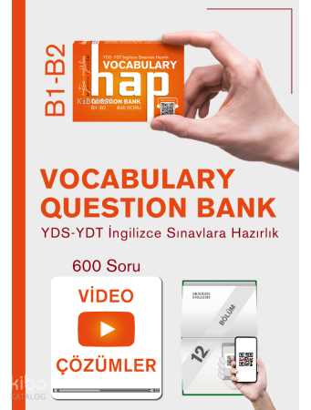 HAP Vocabulary Question Bank B1-B2 (Video Çözümlü)