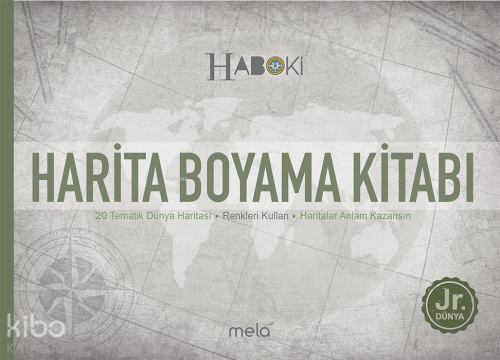 Harita Boyama Kitabı 20 Tematik Dünya Haritası