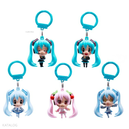 Hatsune Miku - Snow Miku - Sakura Miku  ;Anahtarlık - Çanta Süsü - Oyuncak