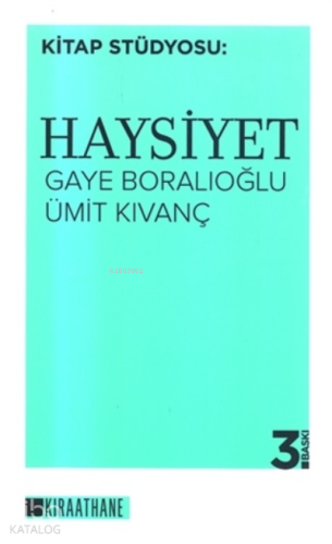 Haysiyet;Kitap Stüdyosu: