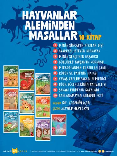 Hayvanlar Aleminden Masallar Seti 10 Kitap - Kitapiks.com