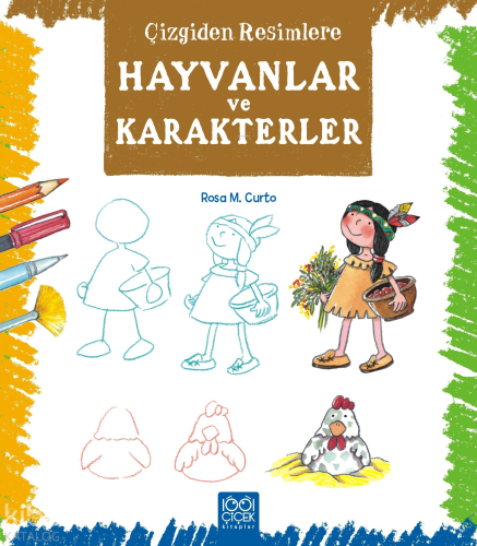 Hayvanlar ve Karakterler - Çizgiden Resimlere