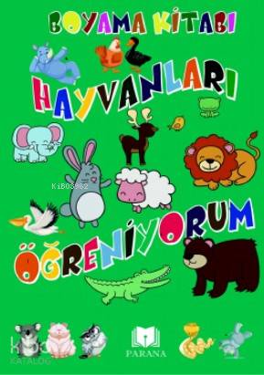 Hayvanları Öğreniyorum Boyama Kitabı - Kitapiks.com