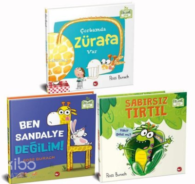 Hayvanlarla Eğleniyorum Set - Organik Kitap (3 Kitap Takım)