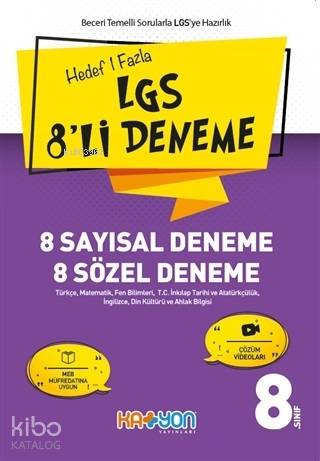 Hedef 1 Fazla LGS 8'li Deneme