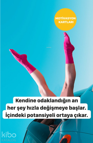 Her Güne Bir Motivasyon Kartı; Bu senin hikâyen. Bir kart seç, kendini