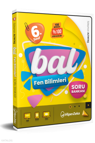 Hiper Zeka 6. Sınıf Bal Fen Bilimleri Soru Bankası