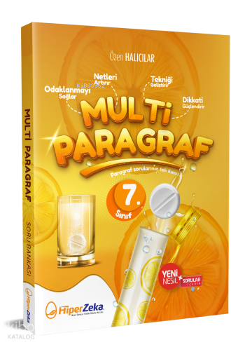 Hiper Zeka Yayınları 2025 7. Sınıf Multi Paragraf Soru Bankası