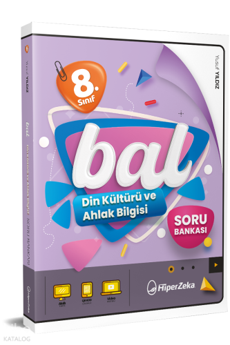 Hiper Zeka Yayınları 2025 8. Sınıf BAL Din Kültürü ve Ahlak Bilgisi Soru Bankası