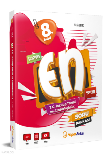 Hiper Zeka Yayınları 2025 8. Sınıf EN İnkılap Tarihi ve Atatürkçülük Soru Bankası