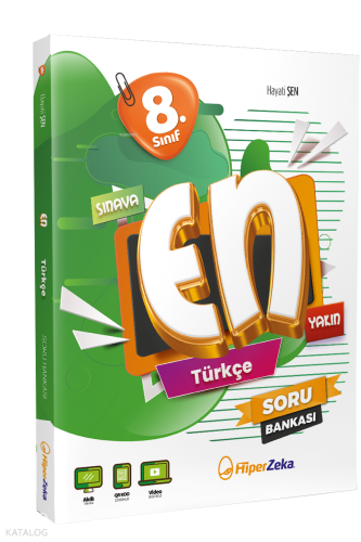 Hiper Zeka Yayınları 2025 8. Sınıf EN Türkçe Soru Bankası
