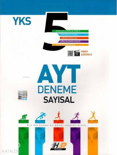 Hız ve Renk Yayınları AYT Sayısal 5 li Deneme Hız ve Renk 