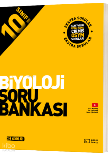 Hız Yayınları 10. Sınıf Biyoloji Soru Bankası