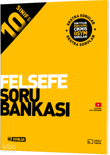 Hız Yayınları 10. Sınıf Felsefe Soru Bankası