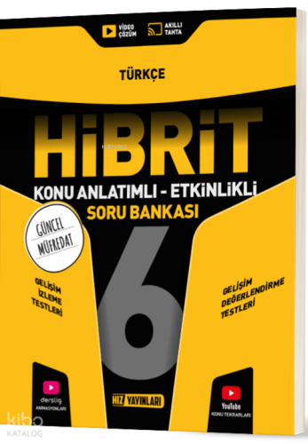 Hız Yayınları 6. Sınıf Hibrit Türkçe Soru Bankası
