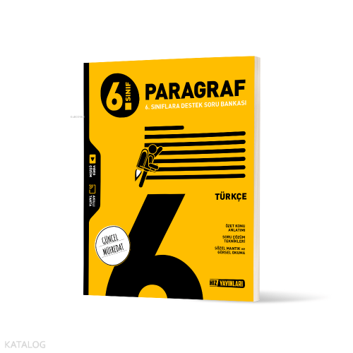 Hız Yayınları 6. Sınıf Türkçe Paragraf Soru Bankası