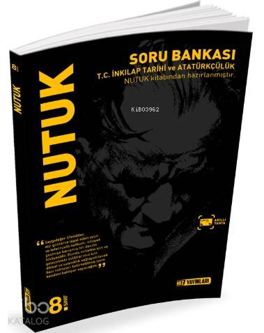 Hız Yayınları 8. Sınıf LGS T.C. İnkılap Tarihi ve Atatürkçülük Nutuk Soru Bankası Hız