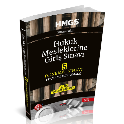 HMGS Hukuk Mesleklerine Giriş Sınavı 5 Deneme Sınavı - Kitapiks.com