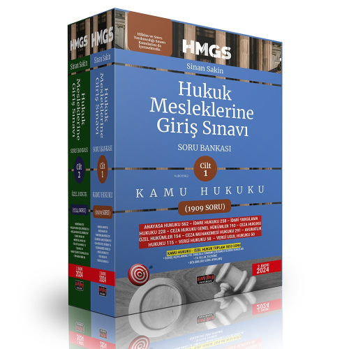 HMGS Hukuk Mesleklerine Giriş Sınavı Soru Bankası - Kitapiks.com