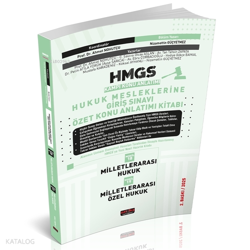 HMGS Özet Konu Anlatımı Milletlerarası Hukuk Milletlerarası Özel Hukuk