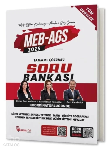 Hoca Kafası 2025 MEB-AGS Tüm Dersler Soru Bankası Çözümlü