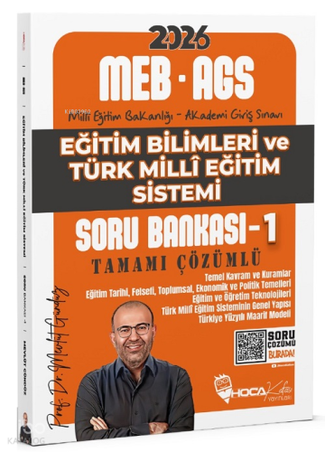 Hoca Kafası 2026 MEB-AGS Eğitim Bilimleri ve Türk Milli Eğitim Sistemi