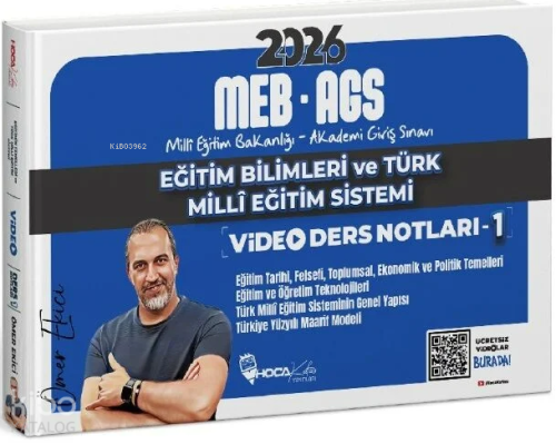 Hoca Kafası 2026 MEB-AGS Eğitim Bilimleri ve Türk Milli Eğitim Sistemi Video Ders Notları-1