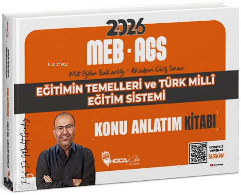 Hoca Kafası 2026 MEB-AGS Eğitimin Temelleri ve Türk Milli Eğitim Sistemi Konu Anlatım Kitabı - Mevlüt Gündüz Hoca Kafası Yayınları