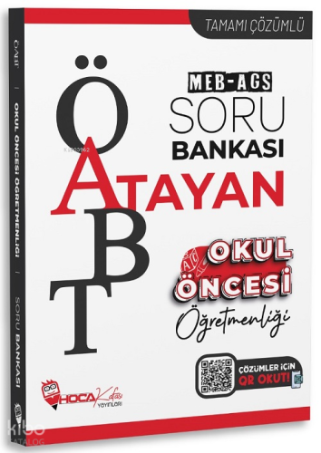 Hoca Kafası ÖABT MEB-AGS Okul Öncesi Öğretmenliği Atayan 5 Deneme Çözümlü