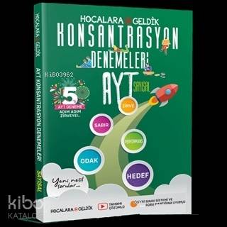 Hocalara Geldik Yayınları AYT Eşit Ağırlık Konsantrasyon 5 li Denemeleri Hocalara Geldik 