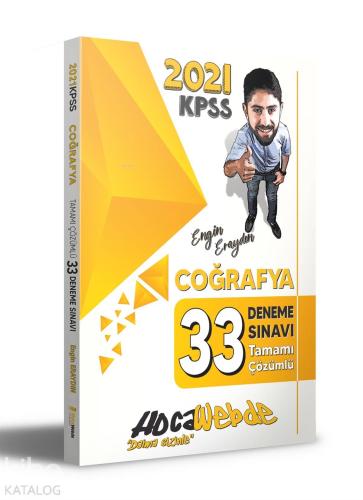 Hocawebde 2021 KPSS Coğrafya Tamamı Çözümlü 33 Deneme