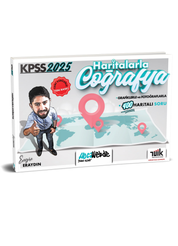 HocaWebde Yayınları 2024 KPSS Haritalarla Coğrafya - Kitapiks.com