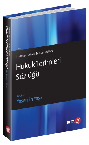 Hukuk Terimleri Sözlüğü; (İngilizce - Türkçe / Türkçe İngilizce) - Kit