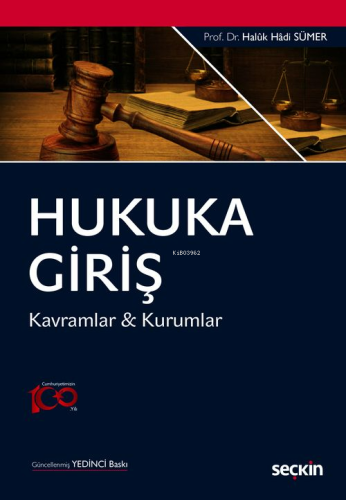 Hukuka Giriş;Kavramlar - Kurumlar - Kitapiks.com