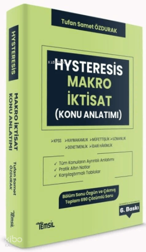 Hysteresis KPSS A Grubu Kaymakamlık Hakimlik Makro İktisat Konu Anlatı