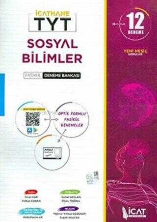 İcat Yayınları TYT 12 Fasikül Sosyal Bilimler Deneme Bankası - Kitapik