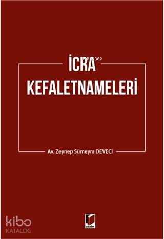 İcra Kefaletnameleri