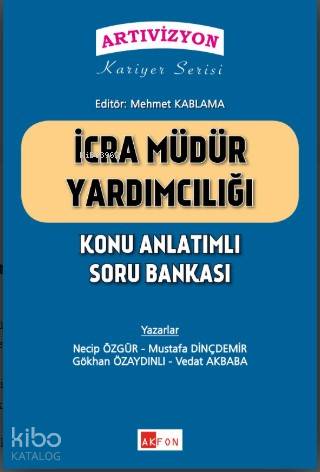 İcra Müdür Yardımcılığı Konu Anlatımlı Çözümlü Soru Bankası Ekim 2019