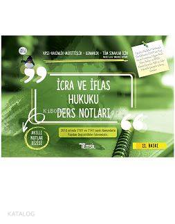 İcra ve İflas Hukuku; Akıllı Ders Notları