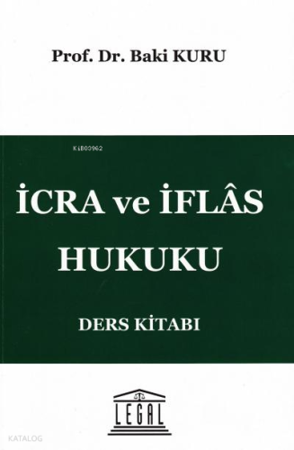 İcra ve İflâs Hukuku Ders Kitabı
