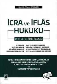 İcra ve İflas Hukuku Ders Notu % Soru Bankası